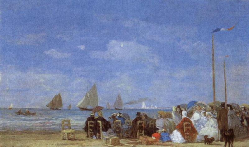 Beach Scene, Eugene Boudin